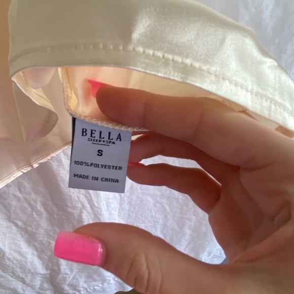Bella Sleep Spa Satin heart Pajama top Size Small - Picture 5 of 8